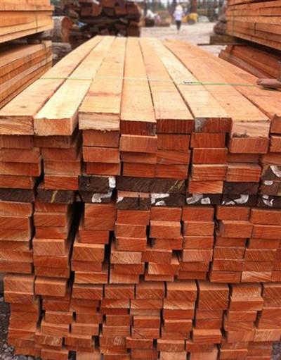 正宗进口印尼菠萝格木材原木 上海防腐木工厂订制加工非洲菠萝格